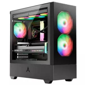 앱코 PC 케이스 컴퓨터 메가플로우 미들타워 블랙 BNA