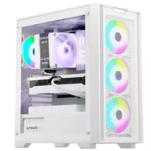 앱코 PC 케이스 매그넘 강화유리 미들타워 화이트 BNA