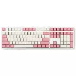 앱코 키보드 유선 PBT 무접점 게이밍 리얼 RGB 핑크 BNA