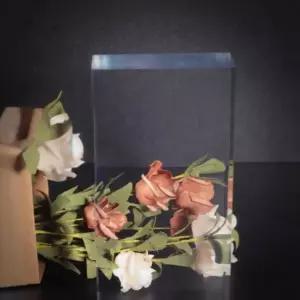 노케이 유리벽돌 아크릴 욕실 투명 자재 얼음결정