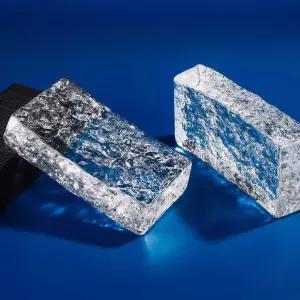 노케이 유리벽돌 크리스탈벽돌 건축 시공 글라스 양면