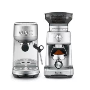 브레빌 에스프레소 머신 실버 그라인더 세트 분쇄
