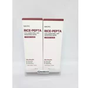 네시픽 라이스 펩타 콜라겐 필오프 마스크 70g x 2 필오프팩 탄력 광채 모공 스킨케어
