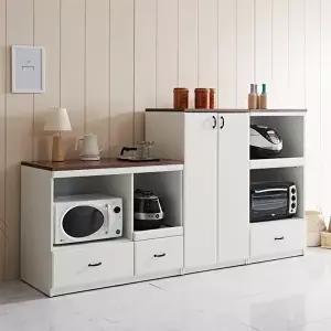 [보루네오]엘리사 1000 광파 오븐 주방수납 렌지대 BJM20