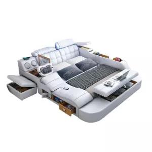 스마트 수납 베드 세트 침실 다기능 침대 올인원