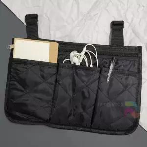 옥스포드 휠체어가방 장애인사이드포켓 보조 여행 장애인 보장구 수납 의자 의자백 체어백