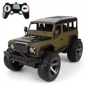 (카키) 바니랜드 RC카 무선 조정 랜드로버 디펜더 110/미니/RC/자동차/어린이/알씨/세트/모형/조종/장난감