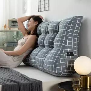 침대쿠션 대형 등받이 2인용 소프트백 머리판 삼각