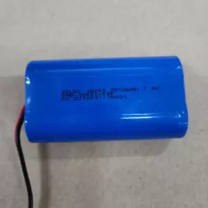 7.4V 2500mAh 리튬이온 18650 배터리팩 2S1P/ (KC인증)