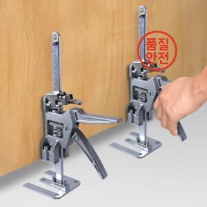 2개 12인치 노동 절약형 암잭 드라이월 리프트 벽 타일 위치 조정기 0-145mm 높이 다기능 캐비닛 보드