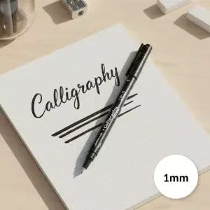 다꾸 드로잉 캘리그라피 전용 얇은 펜 1mm 1다스