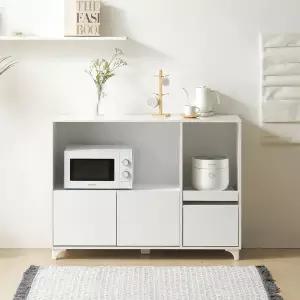 (수도권무료) 보루네오 엘리브 쿠키 주방수납장 렌지대 1200 ca236