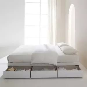 보루네오 엘리사A 무헤드 침대 프레임 매트미포함 퀸Q BJM95