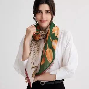 [롯데백화점]닥스 울 실크 스카프 FKI017I