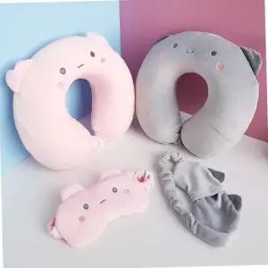 키밍 목쿠션 목베개 안대 귀여운 고양이 낮잠 사무실