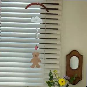 인테리어모빌 테디베어썬캐쳐 테디베어 인테리어 썬캐쳐 벽장식 아크릴 모빌