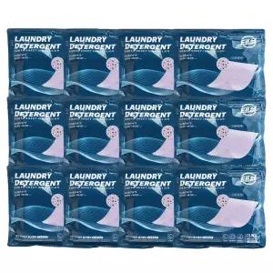 테크 한장빨래 효소캡처 라벤더 15매 12팩 시트세제 일반드럼겸용