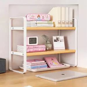 MNPP 책상 욕실 주방 책꽂이 아이방 정리 방 꾸미기 정리대 철제 책 소형 스탠드 양념통 소형 미니 선반 2개