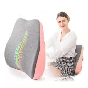 사무실 의자 푹신한 메모리폼 등베개 허리 등 지지대 WCA5863