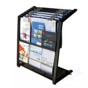 카탈로그꽂이 철제카다로그스탠드 카달로그꽂이 전단지거치대 잡지진열대 철제 카다로그 스탠드