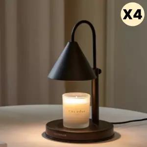 코코도르 가든향 블랙 캔들 워머 세트 이사 선물 X4 BNS