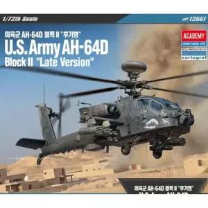 미육군 프라모델 헬기 모형 아카데미 블록2 AH-64D