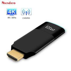 Ezcast 2 5G 와이파이 HDMI 무선 디스플레이 동글 미라캐스트 에어플레이 미러링 TV 스틱 리시버 어댑터 IO