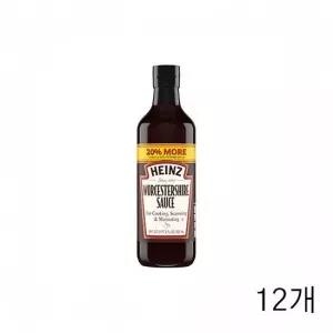 WL 하인즈 우스타소스 510g X 12개 돈카츠소스 양념소스 일식돈까스소스 우스터소스