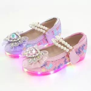 보니슈 빅하트 국산 여아 LED 구두 여아 LED구두