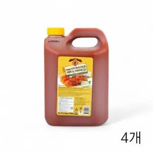 WL 수리 스리라차 칠리소스 5L X 4개 대용량 업소용 쌀국수 샤브샤브 월남쌈소스 샤부샤부