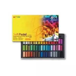 문교 소프트파스텔 48색 MPS-48 박스 72개입) 콘테 목탄