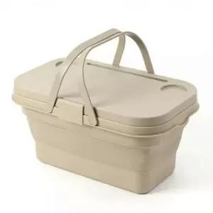 2in1 캠핑 테이블 폴딩박스(베이지) 캠핑수납박스-WFI8LM1
