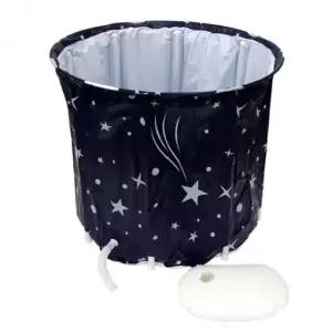 접이식 원통형 욕조 반신욕탕 욕조 이동형 캠프 간편접이식 욕조 반신욕 원통형