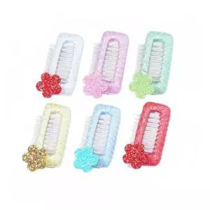 문펫 꽃빗살핀 (강아지 핀) (랜덤1개)