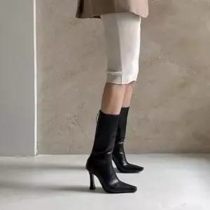 여성화 봄신발 신상 부티 워커부츠 로우힐 발목구두