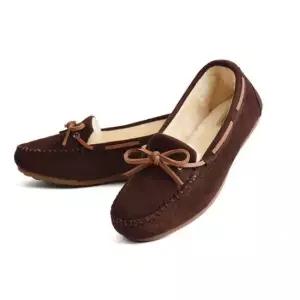 소프트 퍼 안감 겨울 방한화 여성털신 모카신 신발 오피스룩신발코디 기모 단화 겨울털신