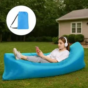 캠핑 체어 카페 야외의자 1인용 공기주입 휴대용 소파 4컬러 WFJG2QV