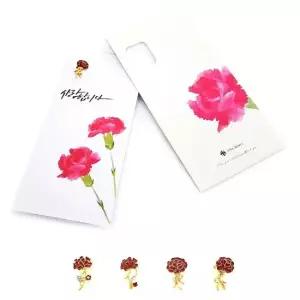 카네이션브로치 어버이날 용돈봉투 감사편지 카네이션브로치 꽃브로치 선물용브로치