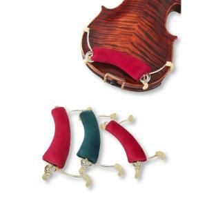 바이올린 턱받침 어깨 받침대 알루미늄 합금 지지대 실리콘 풋 커버 1/8 1/4 1/2 3/4 4/4 사이즈 바이올린에 액세서리