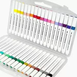 고급 아크릴 마카펜 36색 예술용 마커 불투명 페인트 (WFKJNNX)