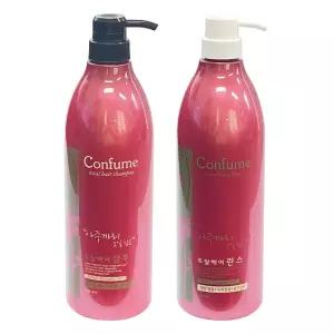 과일나라 아주까리 토탈헤어 샴푸+린스2종세트950ml-O 모발 세정 두피클렌징