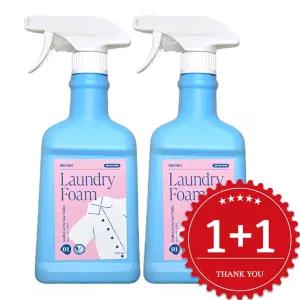 (1+1) 세탁폼 얼룩 제거제 식물성 자연유래 유아 옷