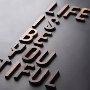 원목 우드 로고 이니셜 인기템 A-Z 신상 나무글자 알파벳