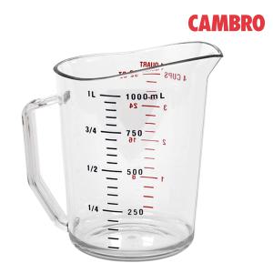 캠브로 1 리터 L 플라스틱 PC 계량컵 (1L) 100MCCW