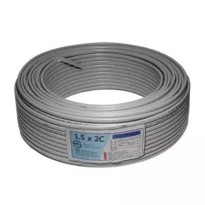 장원선 1.5-1롤(80m) / 1.5SQ 2C VCTFK 장원 전기 전선 연선 전기선 2선 장원형 부드러운 케이블