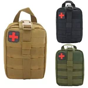 중형 메딕파우치 밀리터리 전술 파우치 구급 배그 가방 응급 여행용 휴대용 구급낭 약통 약상자