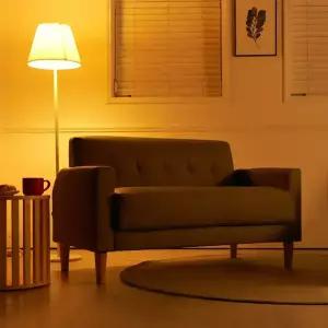 에보니아 티아라 2인용 쇼파 패브릭 인조가죽 / 생활방수 2인 소파 자취방 원룸