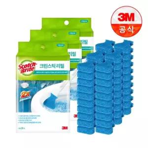 [3M]크린스틱 올인원 변기청소 리필 20입 3개총 60입