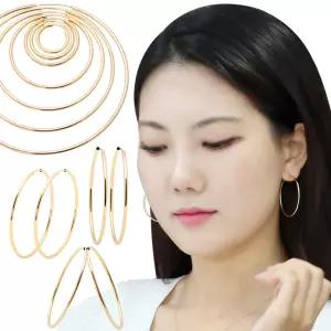 전체 14K GF 민자링 기본링 파이프링 귀걸이 14K귀걸이 7size