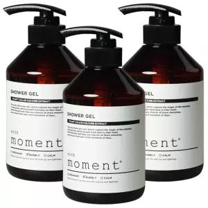 위드모먼트 샤워젤 500ml x 3개 대용량 바디워시 호텔용 어메니티 펜션 게스트하우스